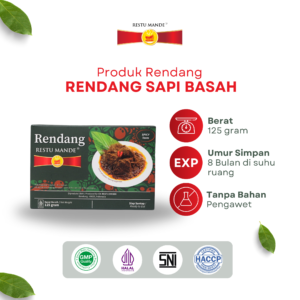Rendang Sapi Basah 125gr