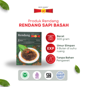 Rendang Sapi Basah 300gr