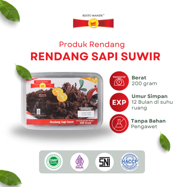 Rendang Sapi Suwir